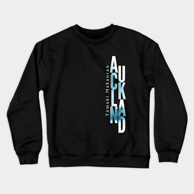 Tamaki Makaurau Auckland New Zealand Crewneck Sweatshirt by toz-art